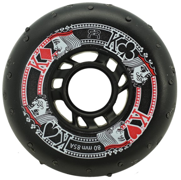 Sparkling FR Street Kings wheels with firestone and with 80 mm diameter for inline skating